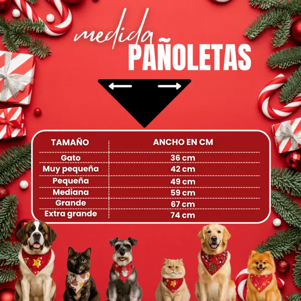 Pañoletas Especiales de Navidad pack x 2